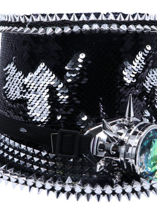 Spiked Top Hat With Goggles
