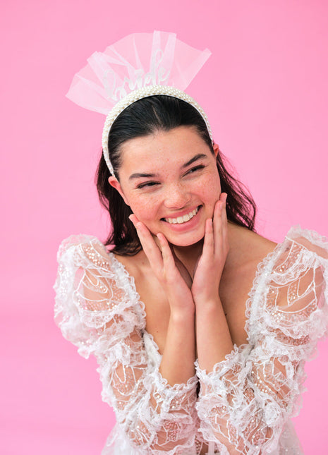 Pearlfect Bride Headband