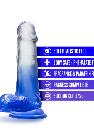 B Yours Stella Blue Dildo 6in