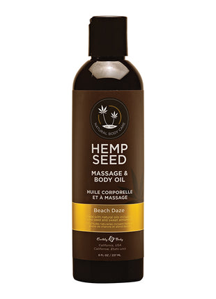 Earthly Body Hemp Seed Massage Oil