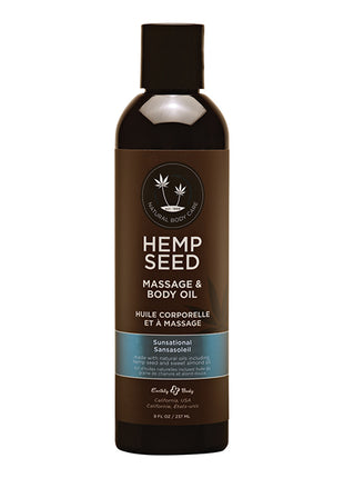 Earthly Body Hemp Seed Massage Oil