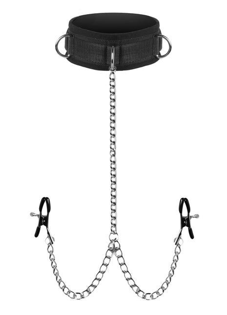 Master Series Submission Collar And Nipple Clamp Union