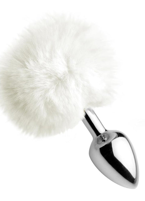 Tailz White Fluffy Bunny Tail Anal Plug