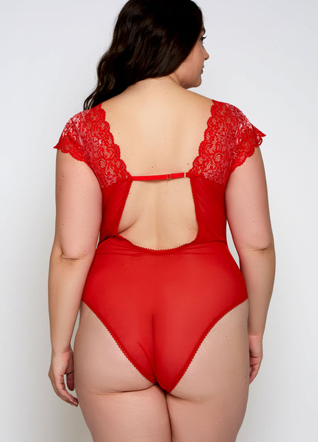 mesh back teddy