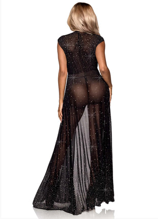 Shine With Me Rhinestone Sheer Robe