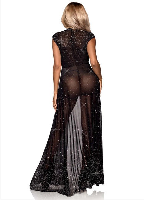 Shine With Me Rhinestone Sheer Robe