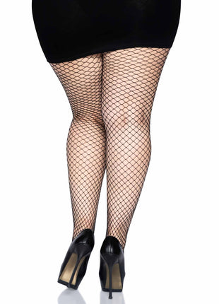 Plus Size Gaia Net Industrial Tights