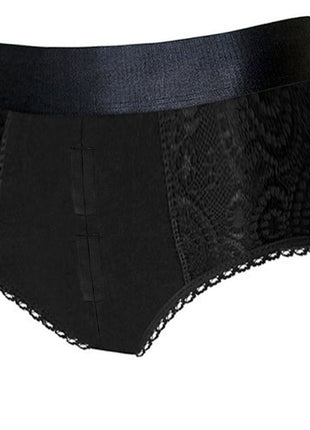 RodeoH High Rise Panty Crotchless Harness