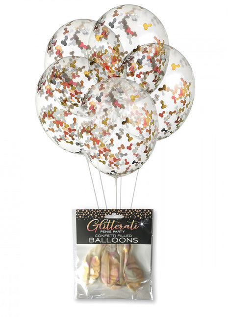 Glitterati Penis Party Balloons