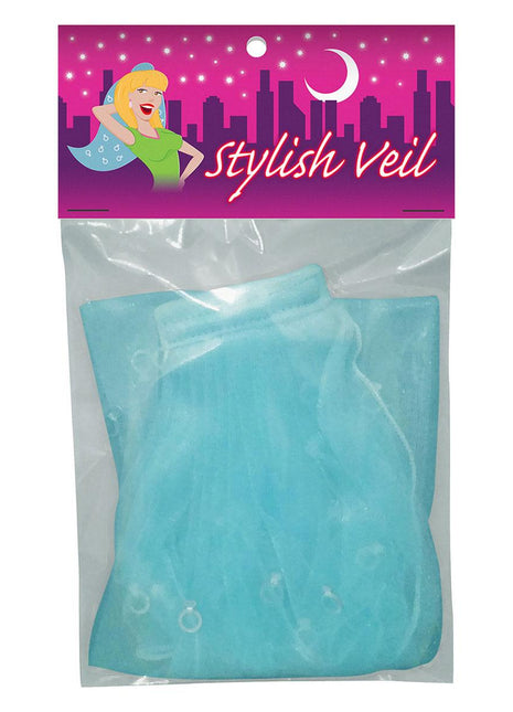 Stylish Blue Veil