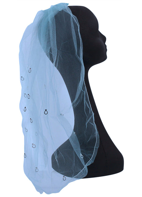 Stylish Blue Veil