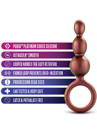 Blush Anal Adventures Matrix Beaded Loop Plug