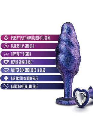 Anal Adventures Matrix Bumped Bling Plug