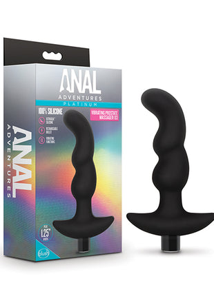 Blush Anal Adventures Platinum Silicone Vibrating Prostate Massager 03