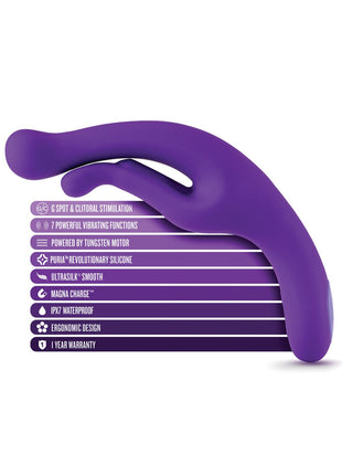 Wellness G Wave Rechargeable Silicone G-Spot Vibrator - Purple