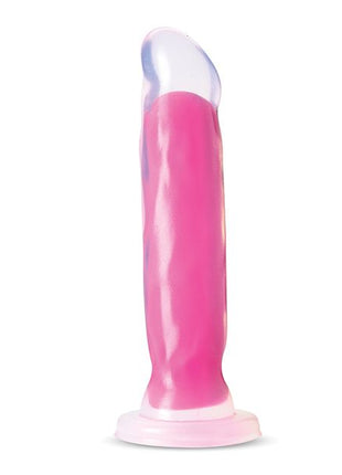 Blush Neo Elite 8" Glow in the Dark Marquee Silicone Dual Density Dildo