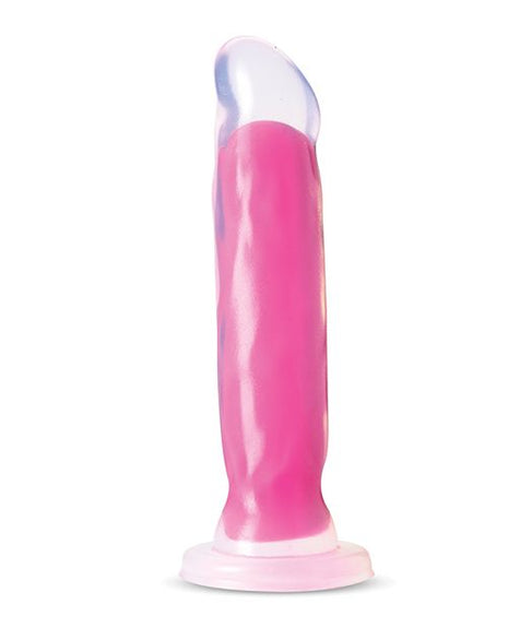 Blush Neo Elite 8" Glow in the Dark Marquee Silicone Dual Density Dildo