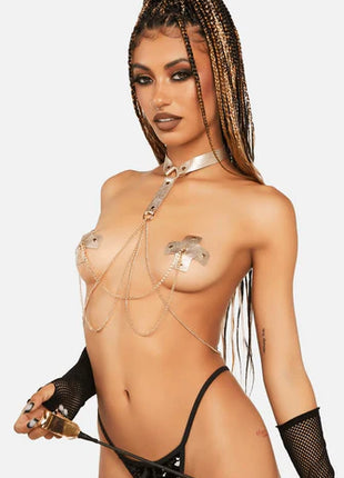 Golden Goddess Harness X Pasties