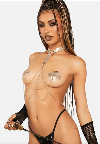 Golden Goddess Harness X Pasties