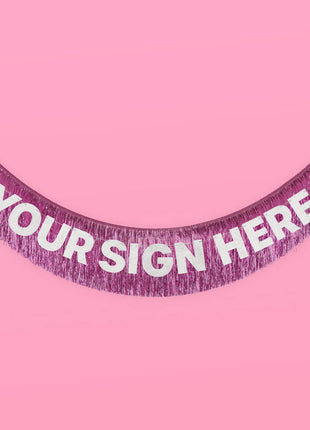 Foil Fringe Banner