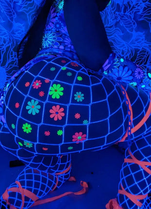 Isla Fence Net Thigh Highs