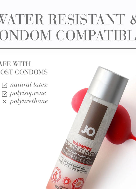 JO Warming Coconut Hybrid Lube