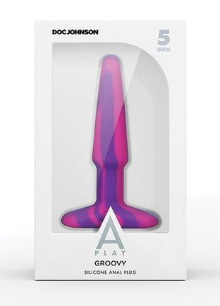 A Play 5" Groovy Silicone Anal Plug