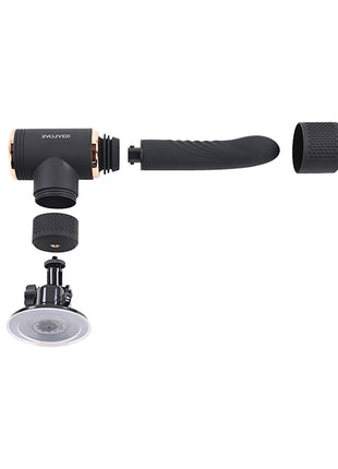Too Hot to Handle Rechargeable Silicone Thrusting Vibrator with Suction Cup
