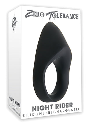 Zero Tolerance Night Rider Cock Ring - Black