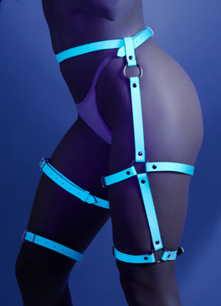 GLOW Buckle Up Leg Harness