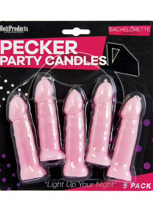 Bachelorette Party Pecker Party Candles look