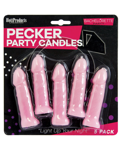 Bachelorette Party Pecker Party Candles look