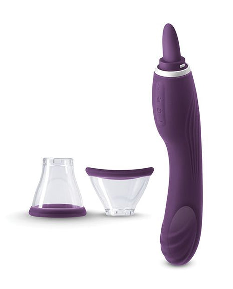 Triple Delight Rechargeable Silicone Vibrator