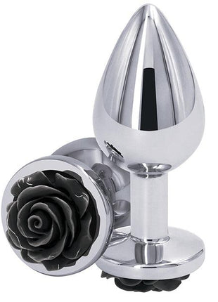 Rear Assets Anal Plug with Rose - Medi