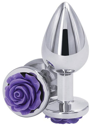 Rear Assets Anal Plug with Rose - Medi