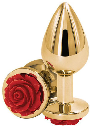 Rear Assets Anal Plug with Rose - Medi