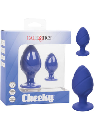 Cheeky Silicone Textured Anal Plug Set