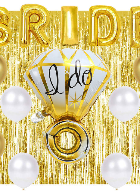 Shimmer Bride "I Do" Decoration Kit