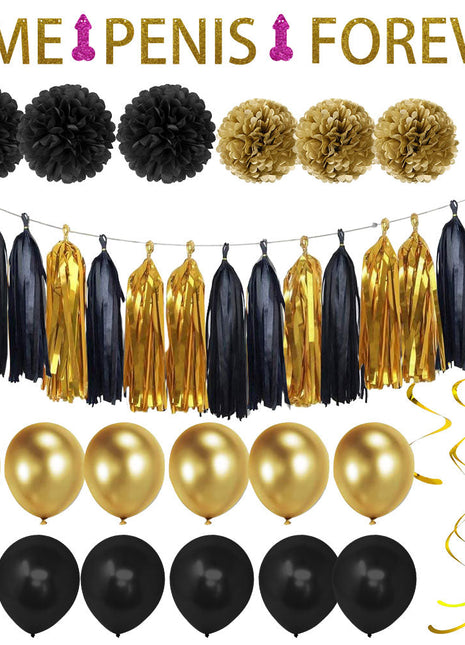 Same Penis Forever Party Decoration Kit
