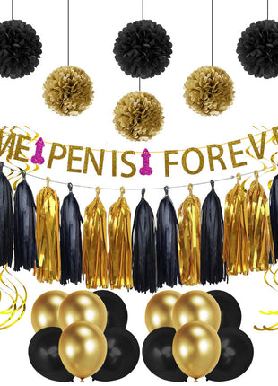 Same Penis Forever Party Decoration Kit