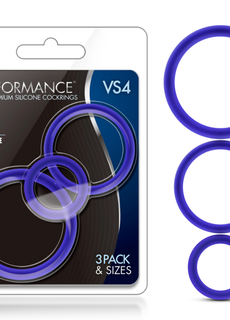 Performance VS4 Pure Premium Silicone Cockring Set