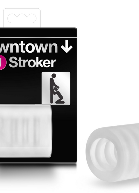 X5 Men Downtown BJ Masturbator - Clear