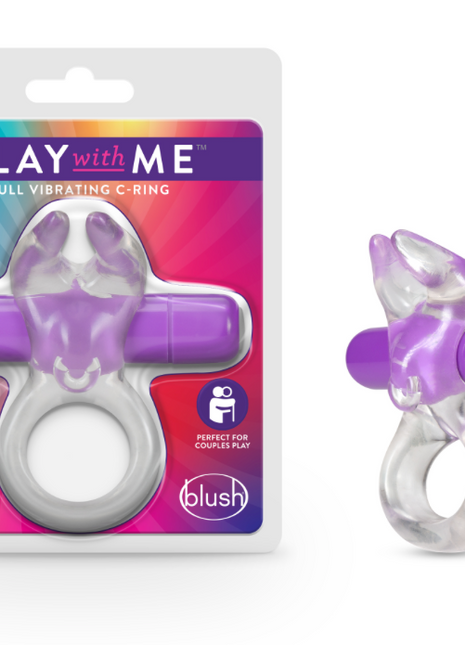 Play With Me Bull Vibrating Cock Ring