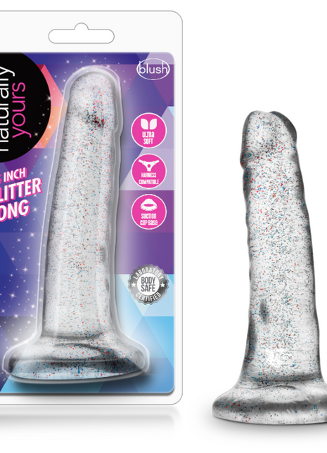 Naturally Yours Glitter 5.5in Suction Cup Base