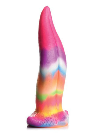 Creature Cocks Unicorn Kiss Silicone Tongue Dildo - Glow in the Dark