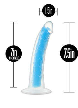 Neo Elite Glow 7.5" Cock with Suction Cup