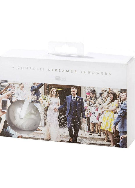 Modern Romance Confetti Streamer Throwers