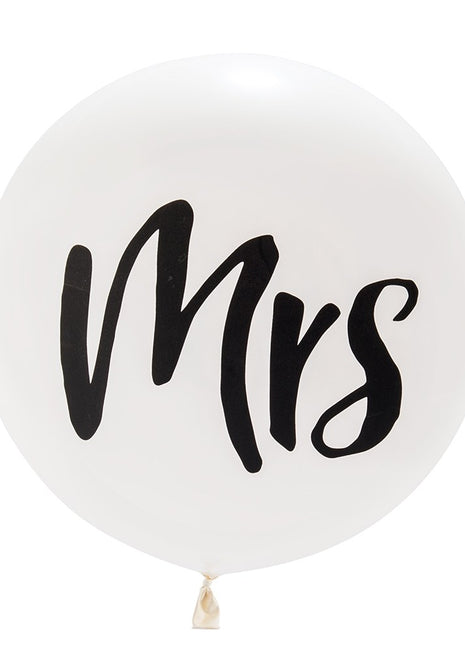 Mrs. Wedding Balloons