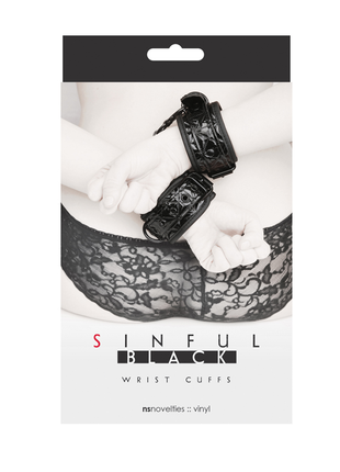 Sinful Wrist Cuffs - Pink