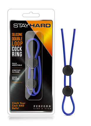 Stay Hard Silicone Double Loop Cock Ring